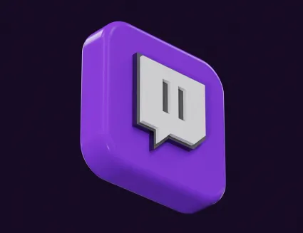 لوگو توییچ  Twitch logo